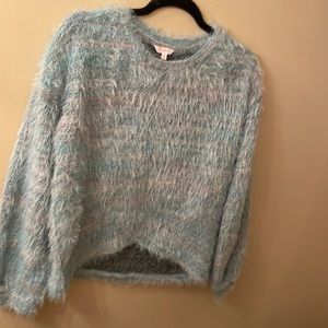 Candie’s Pullover Sweater Medium Light Blue